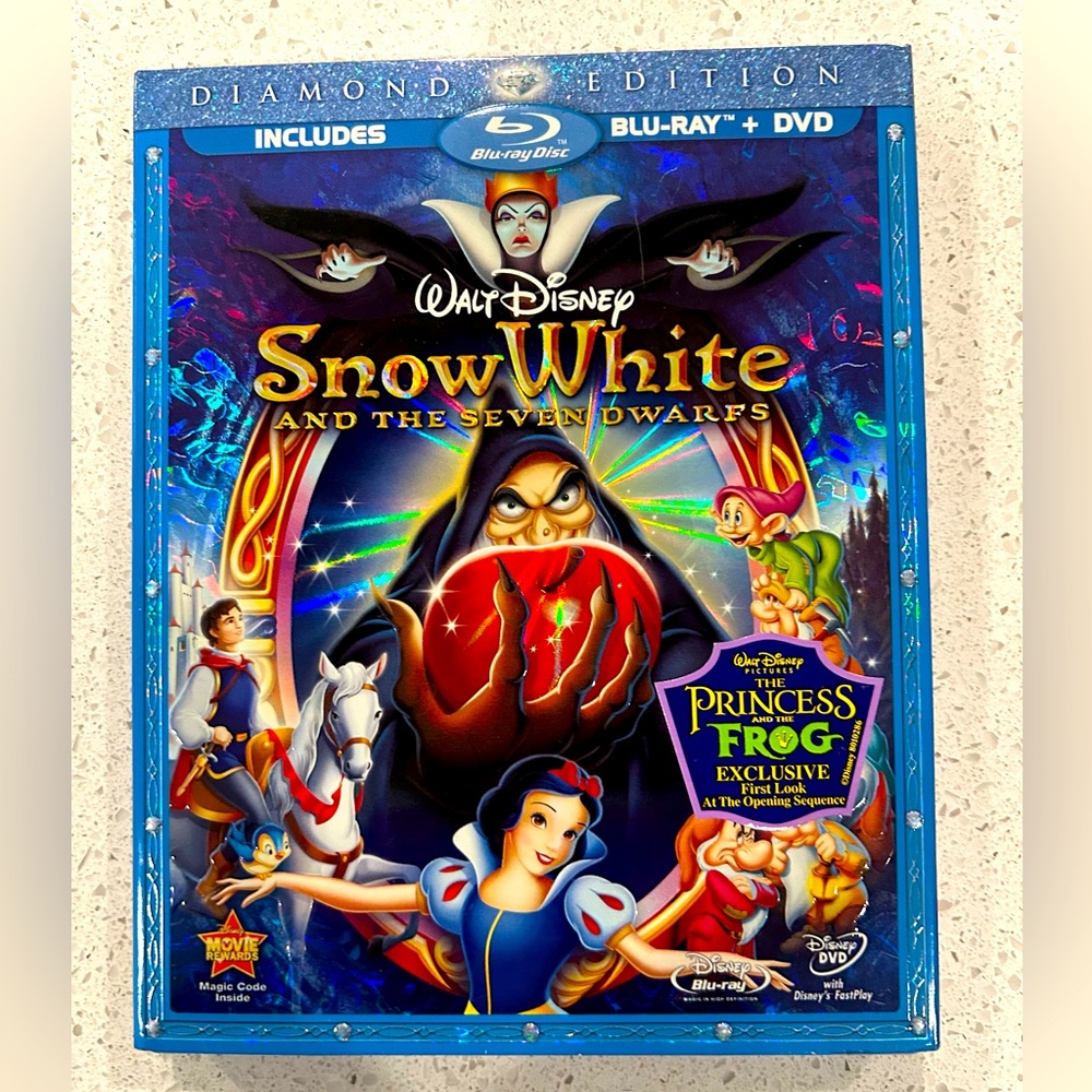 Brand New Snow White and Seven Dwarfs Blue Ray Edition ! Never opened !